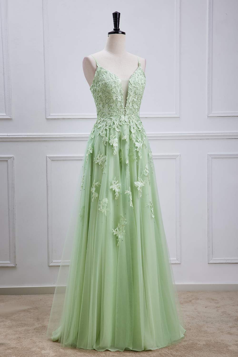 Sage Green Prom Dress