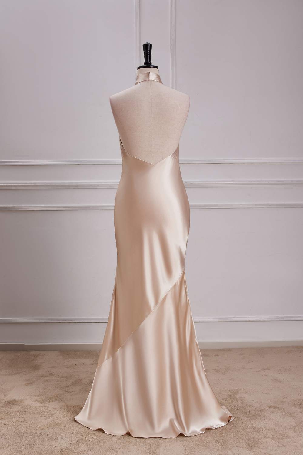 Champagne Charmeuse Dress