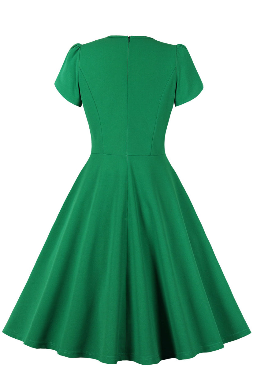 Emerald Green Vintage Dress