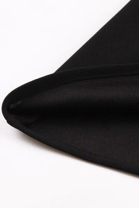 Herbene Black Lace Sleeves V Neck A-line Vintage Dress