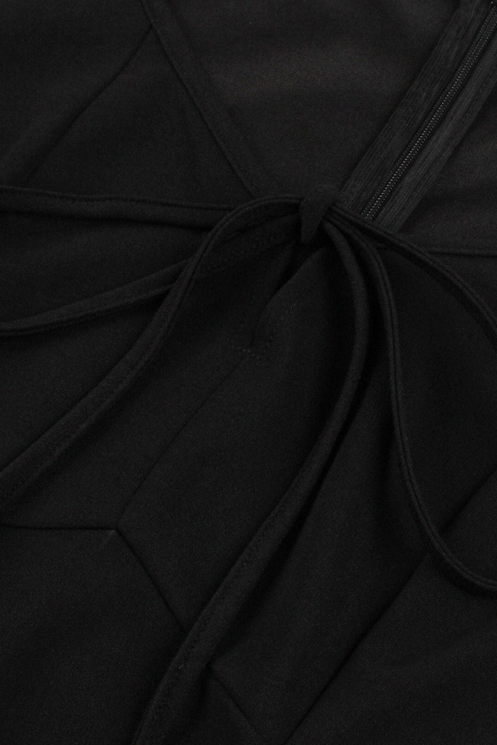 Black Dot Bell Sleeves A-line Vintage Dress