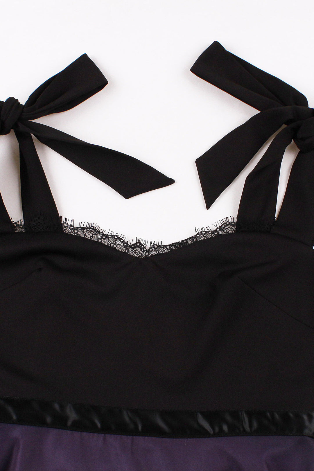 Pink Gradient Bow Tie Straps A-line Vintage Dress