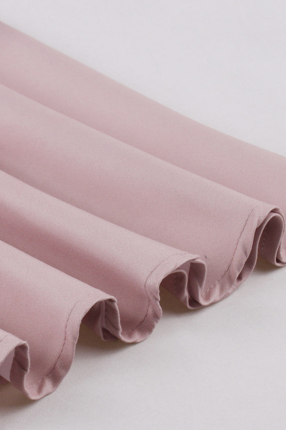 Pink Gradient Bow Tie Straps A-line Vintage Dress