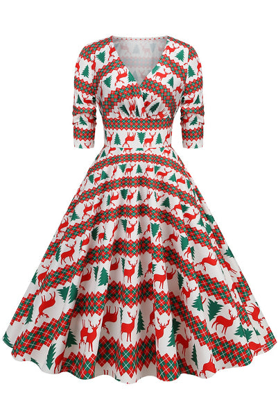 6 Styles Bohemia A-line Vintage Dress