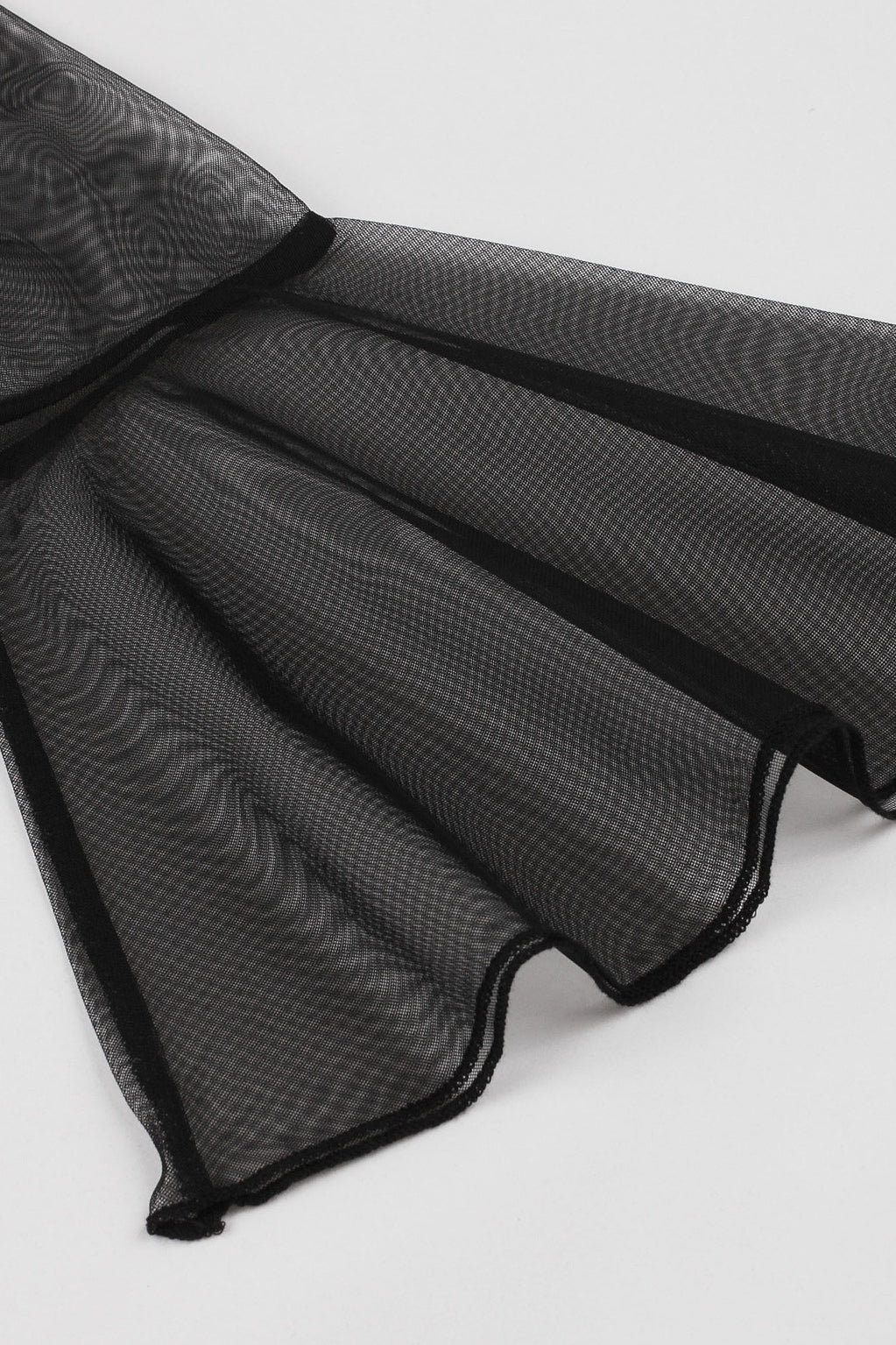 Halloween Black A-line Bell Sleeves High Neck Short-Length Dress