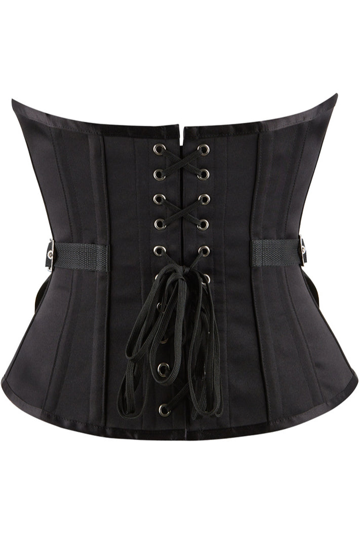 Double Layer Lace Up Corset Tank