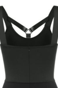 Halloween Black A-line Skeleton Prints Vintage Dress