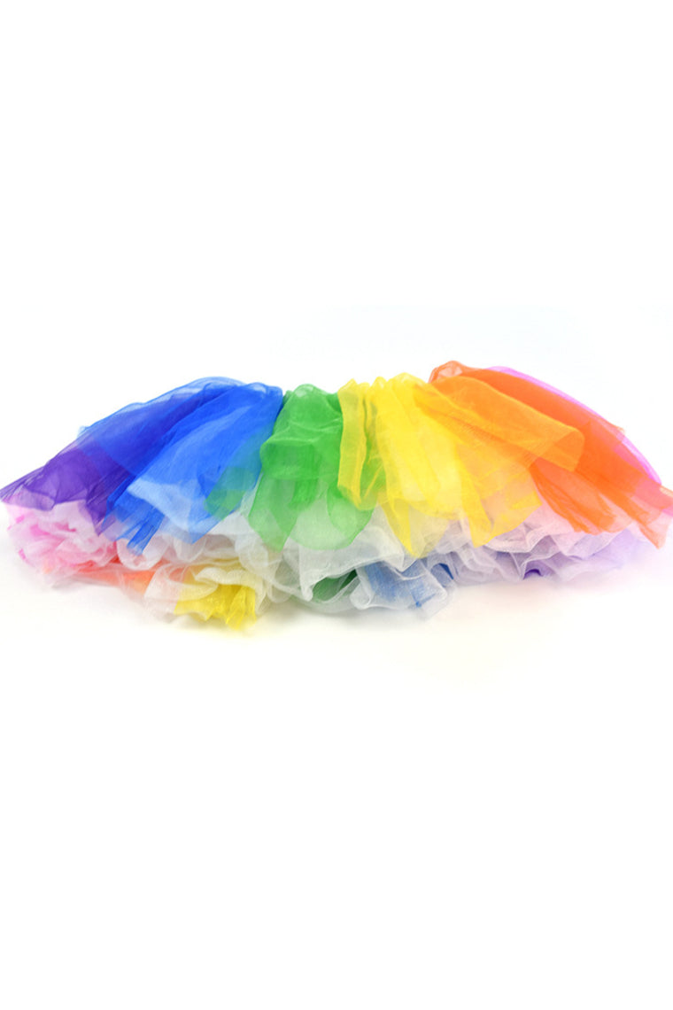 Iridescent Tulle Tutu Mini Petticoat