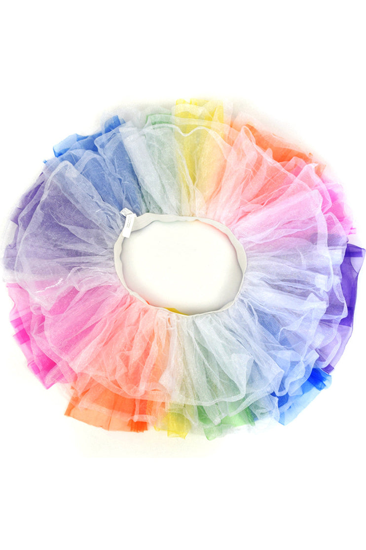 Iridescent Tulle Tutu Mini Petticoat