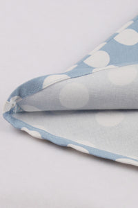 Light Blue Dot A-line Slip Vintage Dress