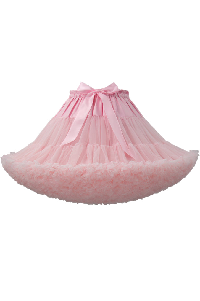 Pink Tulle Ruffled Tutu Mini Petticoat