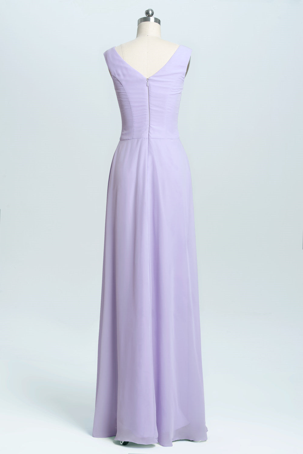 lavender chiffon dress