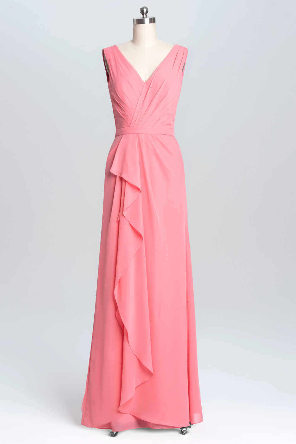 Salmon Colored Bridesmaid Dresses