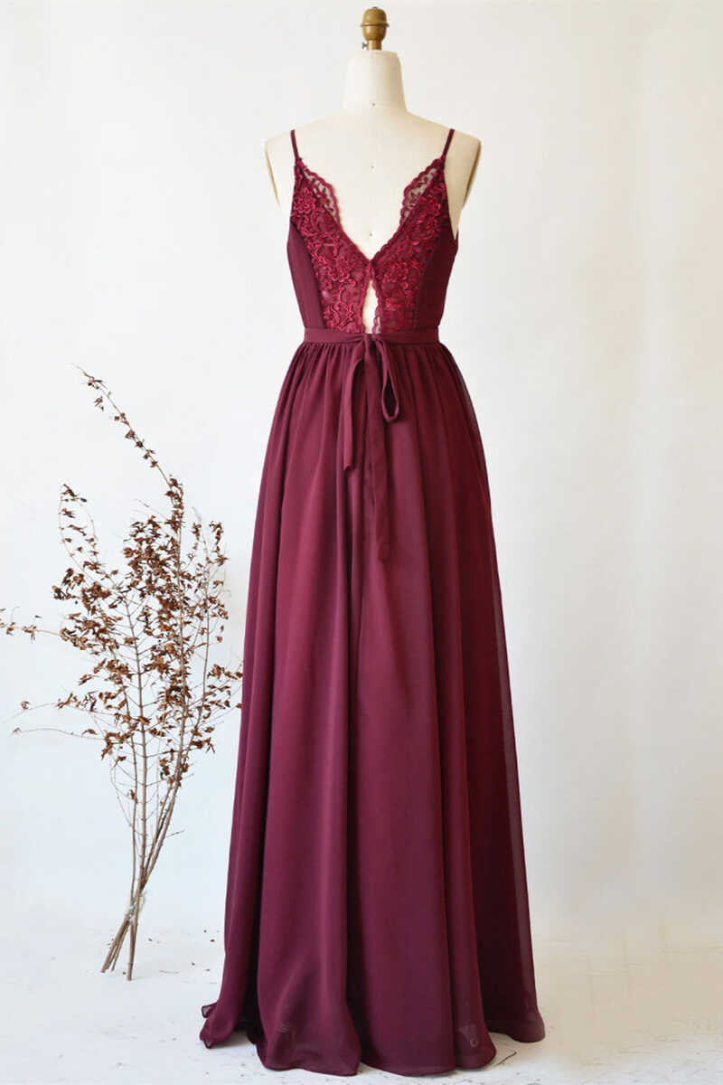 Magenta Chiffon Dress