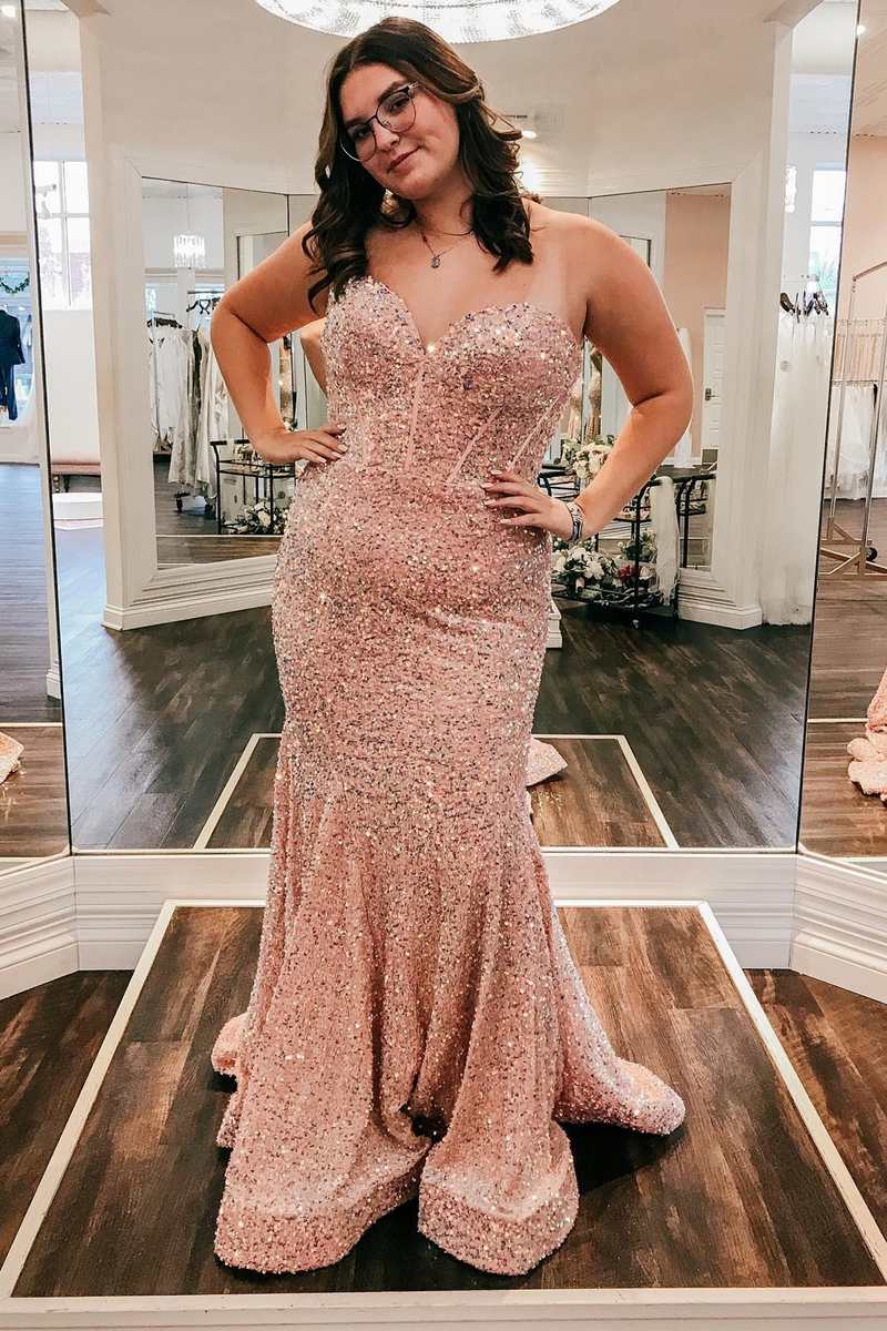 Hunter Green Sweetheart Mermaid Long Prom Dress