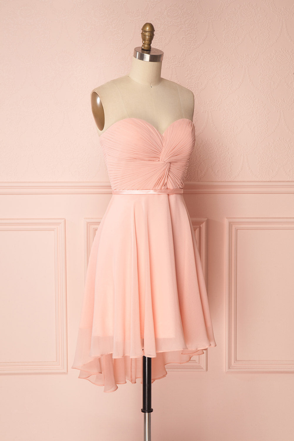 Peach Tulle Bridesmaid Dresses