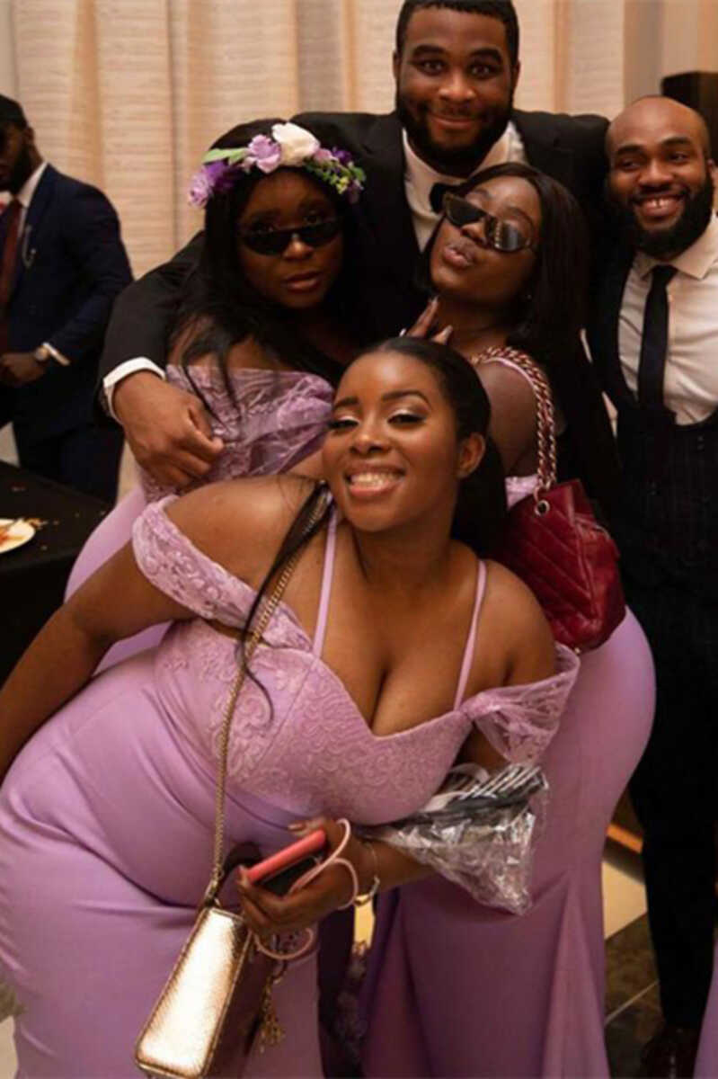 Pink Cold-Shoulder Mermaid Long Bridesmaid Dress