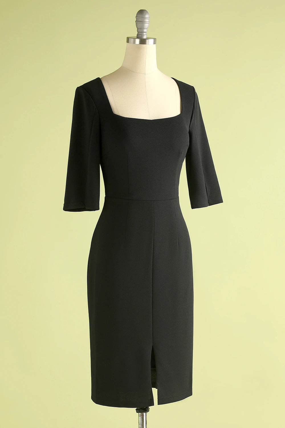 Half Sleeves Short Black Mother of the Bridal-Groom Dress