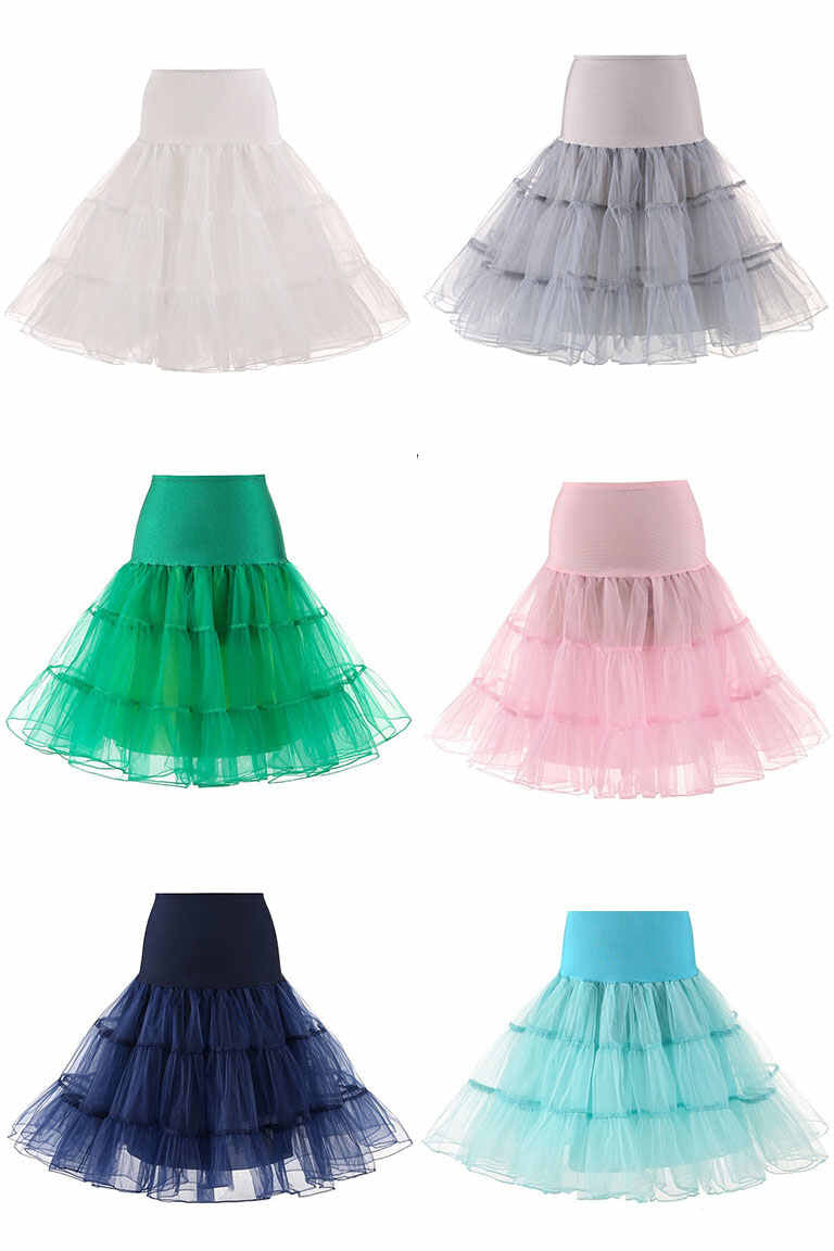 50s Retro Boneless Skirt Ballet Skirt Petticoat