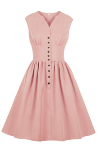 1950s Vintage Red Summer Dress