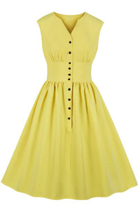 1950s Vintage Red Summer Dress