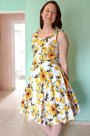 Vintage 2024 lemon dress