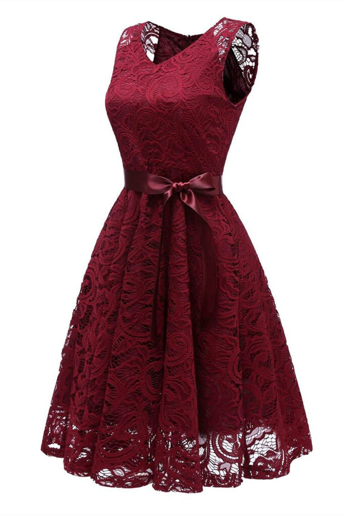 1950s lace 2024 floral swing dress