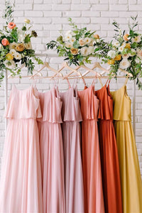 Off The Shoulder Navy Blue Long Bridesmaid Dress