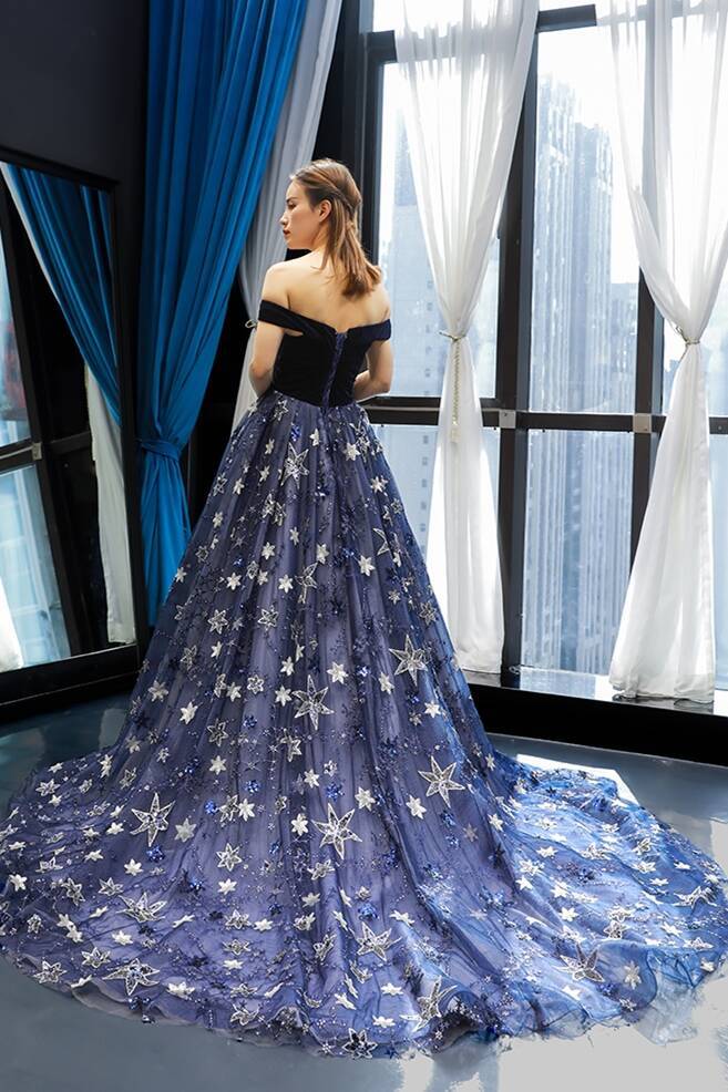 Starry Prom Dress