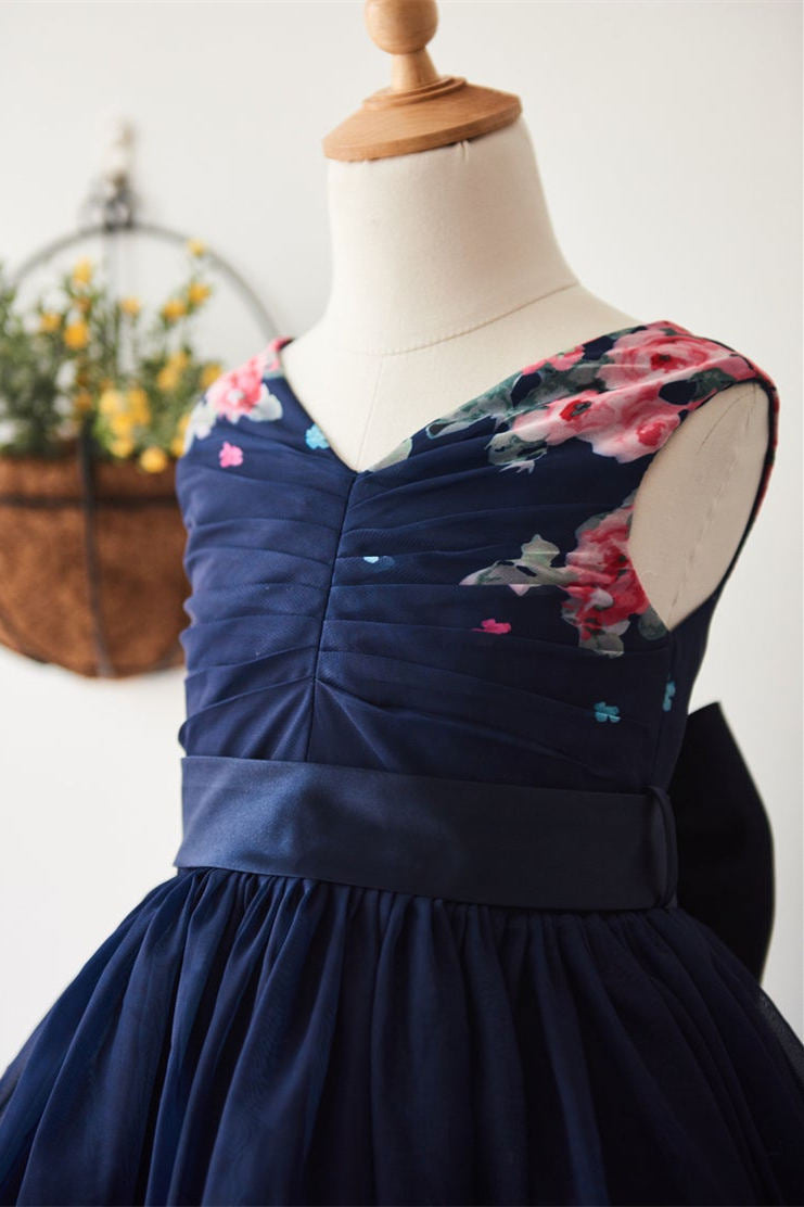 Drop Waist Flower Girl Dress