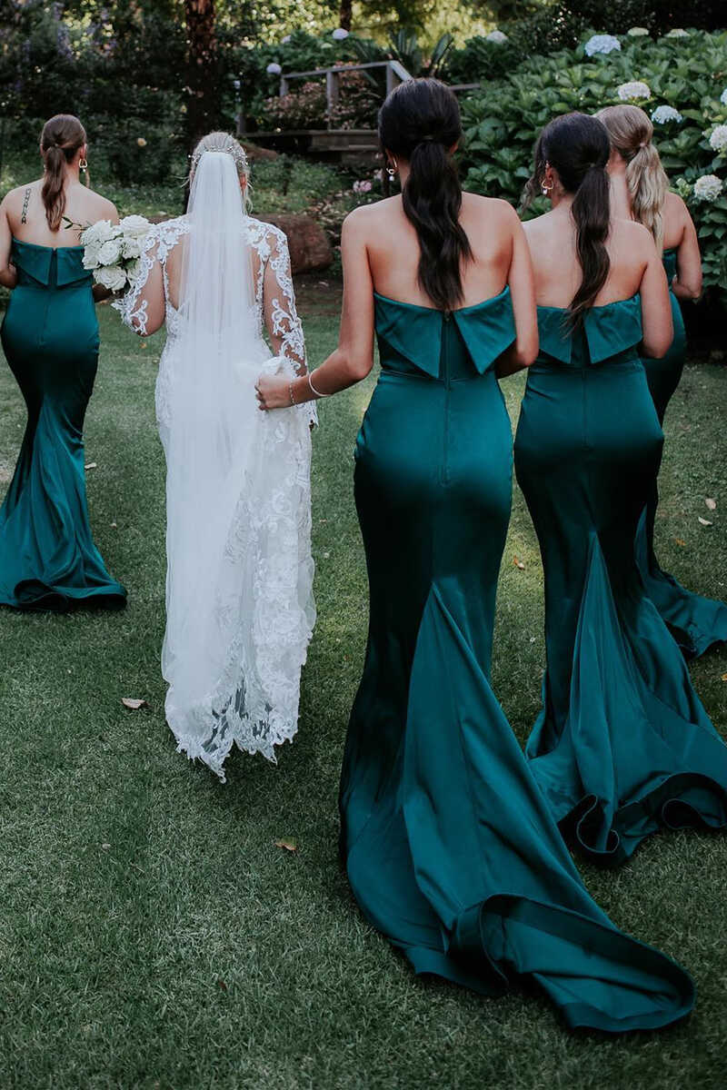 Teal color bridesmaid dresses Clearance