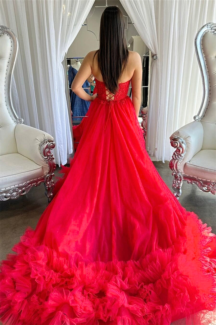 Red Prom Dresses and Gowns | Terry Costa