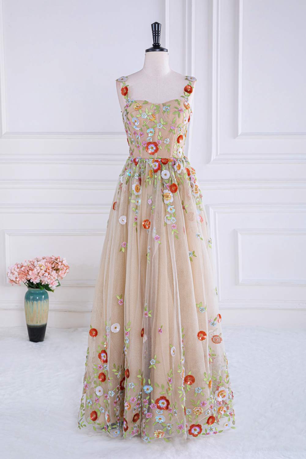 Flower prom dresses online