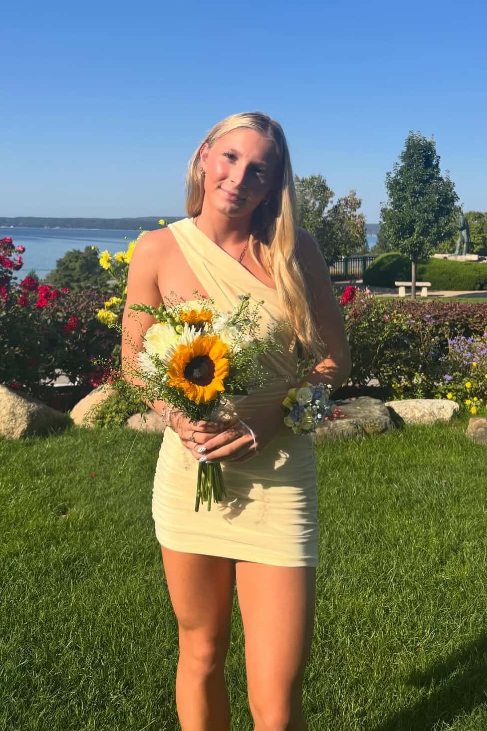 One Shoulder Pink Tight Short Dress