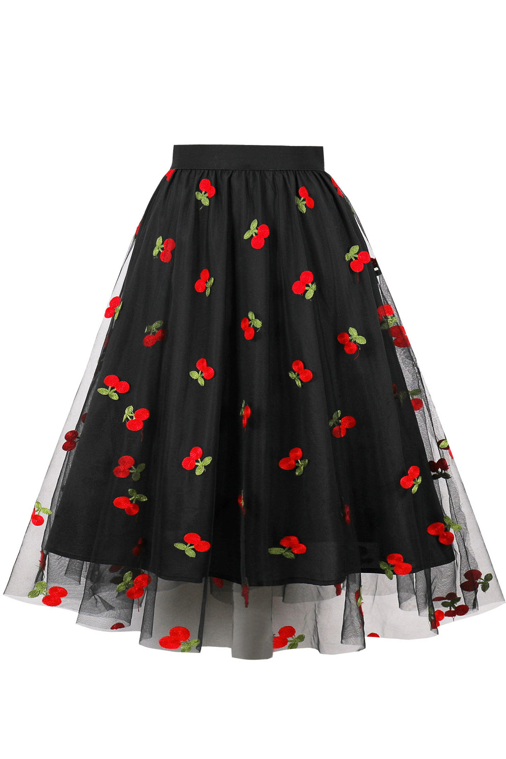 Black Cherry A-line Skirt