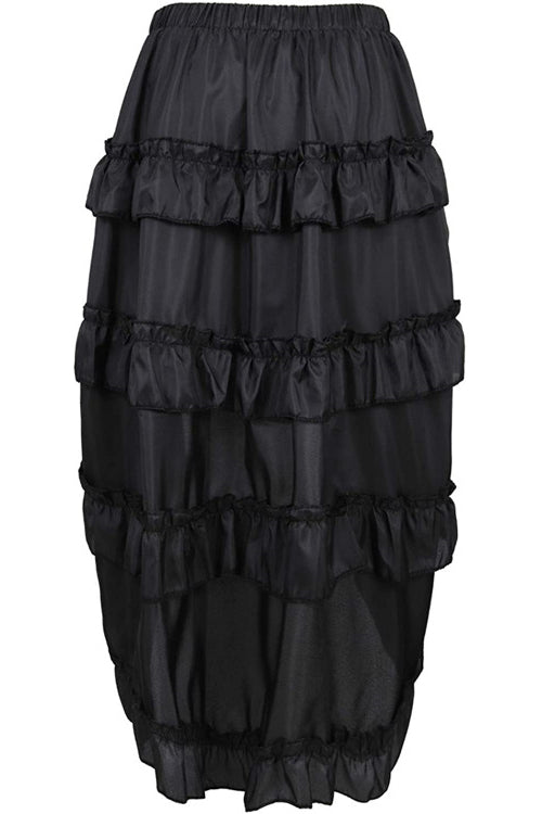 Black Hi-Low Corset Dress