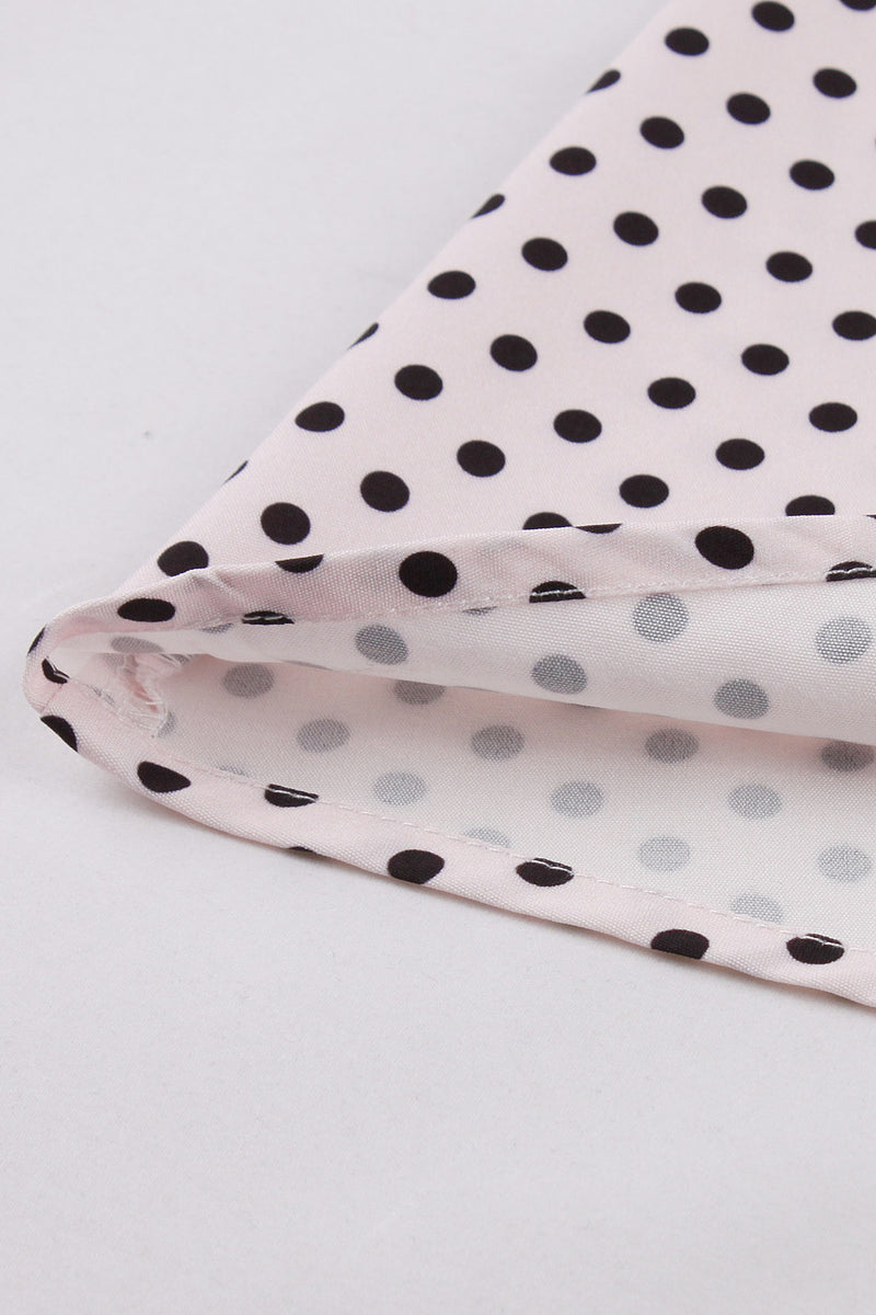 Light Pink Dot A-line Slip Vintage Dress