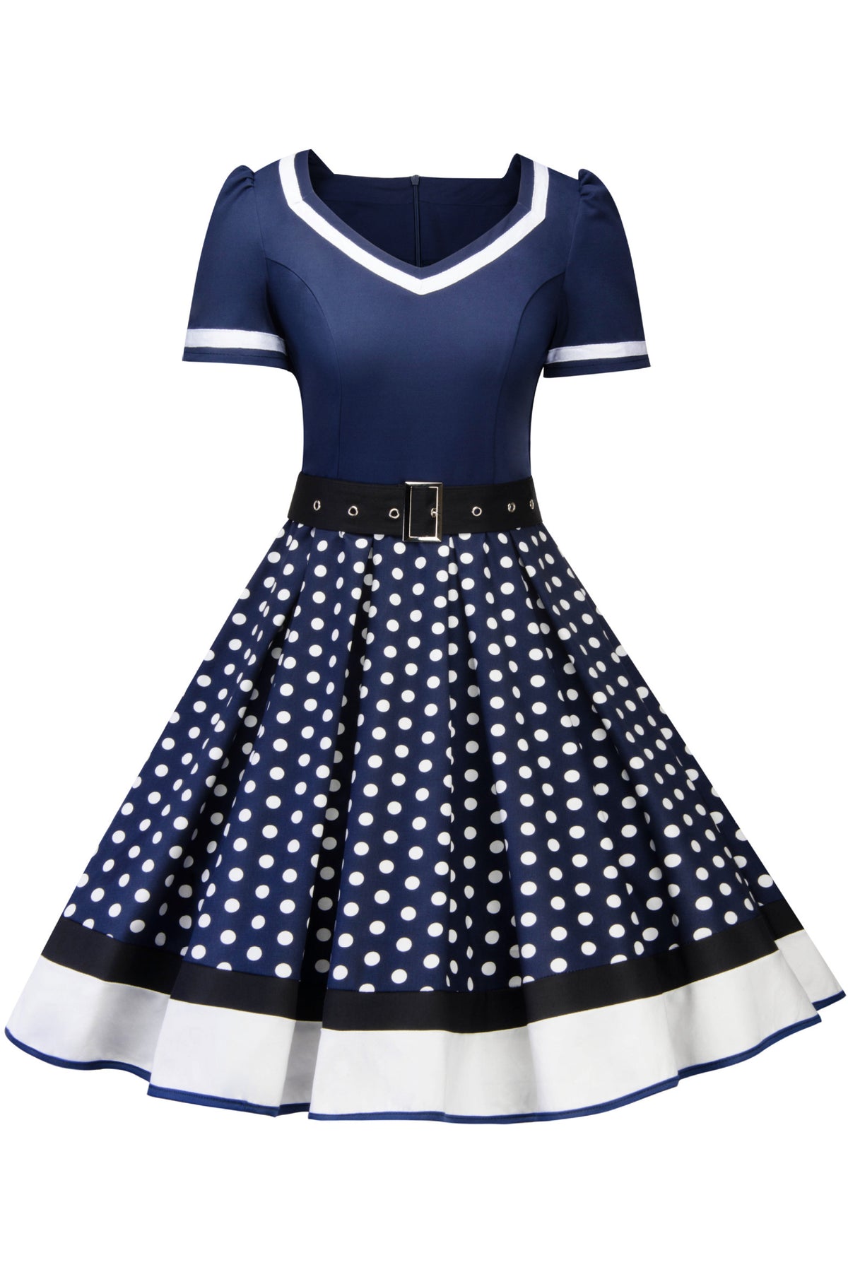 5 Styles Dotted A-line Vinatge Dress