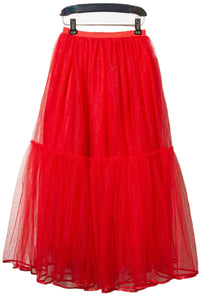 Red Tulle A-line Petticoats
