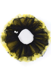 Yellow and Black Tulle Tutu Mini Petticoat