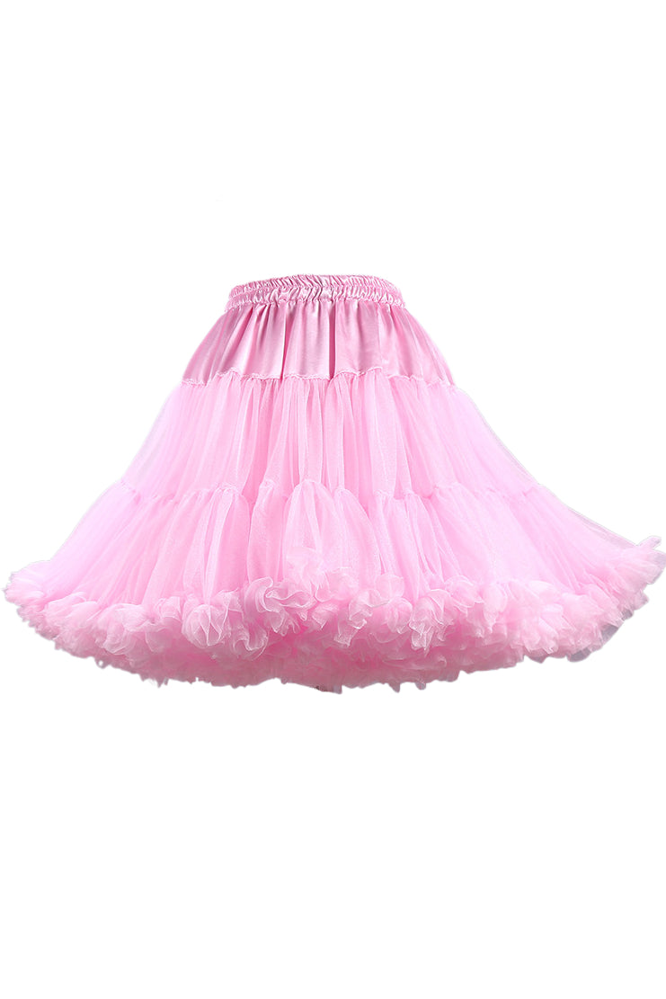 Pink Ruffled Tutu Mini Petticoat