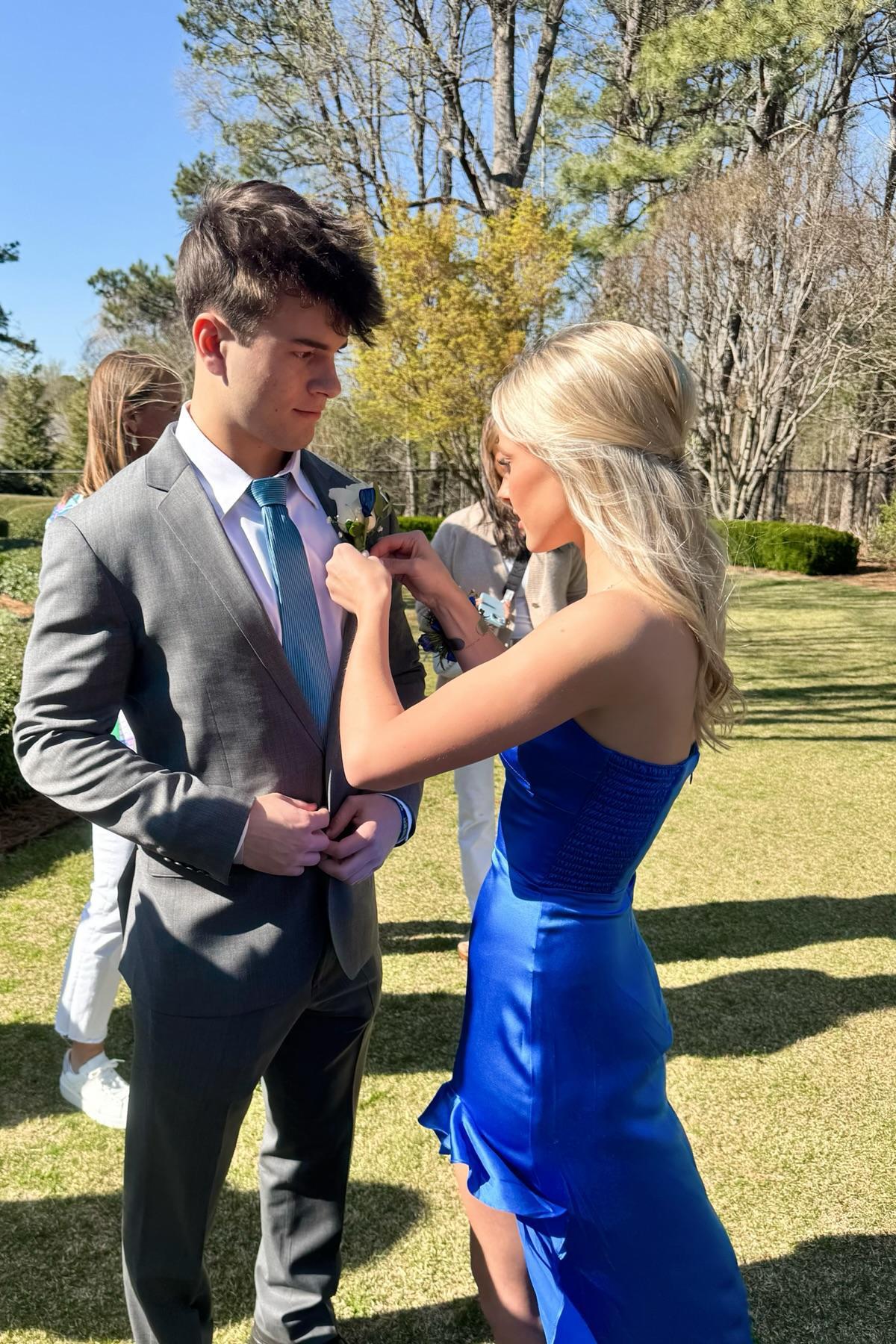 Sweetheart Fuchsia Fitted Frill Dress