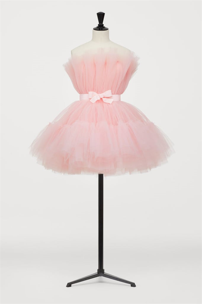 Hot Pink A-line Short Tulle Party Dress