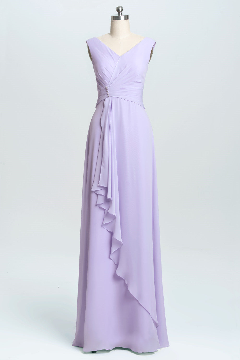 Lilac Off the Shoulder Gorgeous Long Prom Dress, Charming Formal Dress with  Flowers N2539 - ShopperBoard