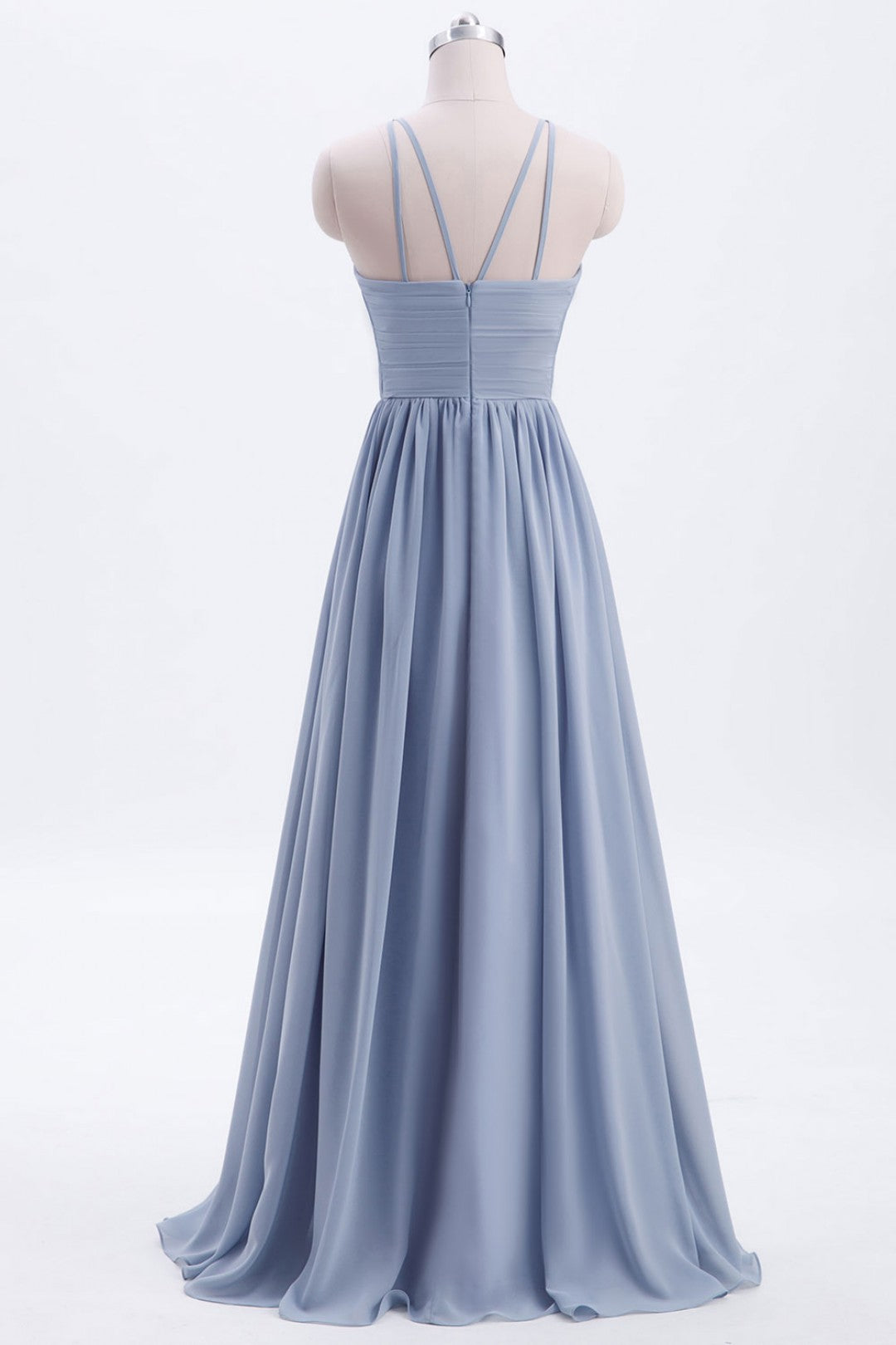 mist blue bridesmaid dresses