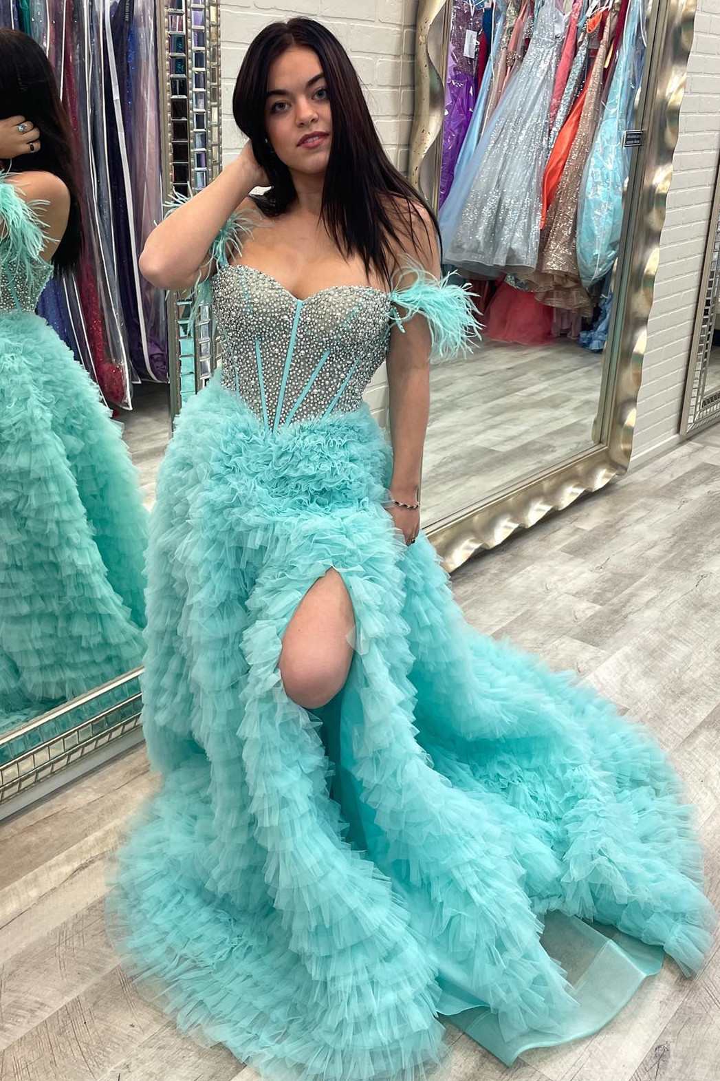 Ritz Faux Fur Mermaid Dress ハーリップトゥ 売り切り特価 ...