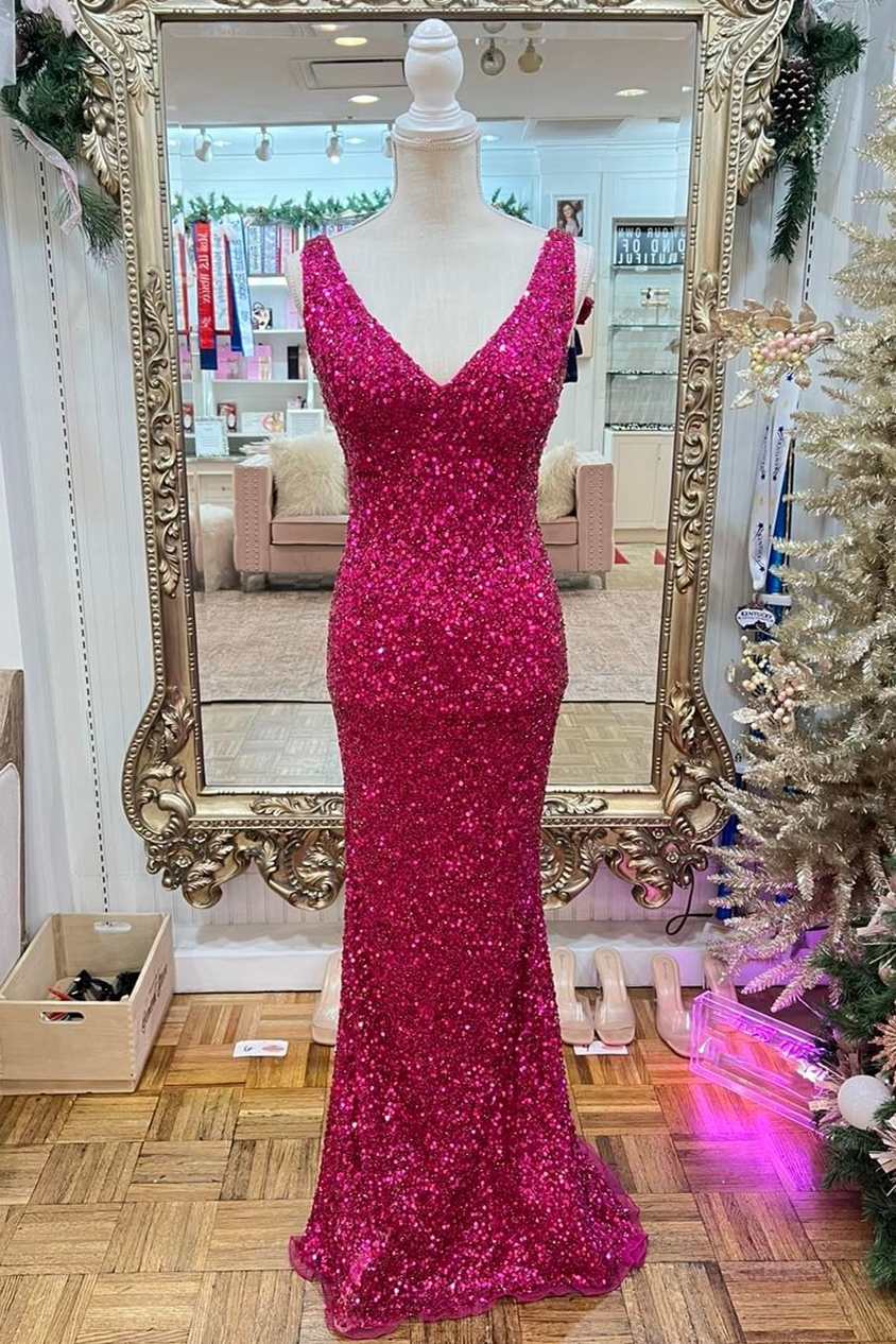 Magenta sales prom dresses