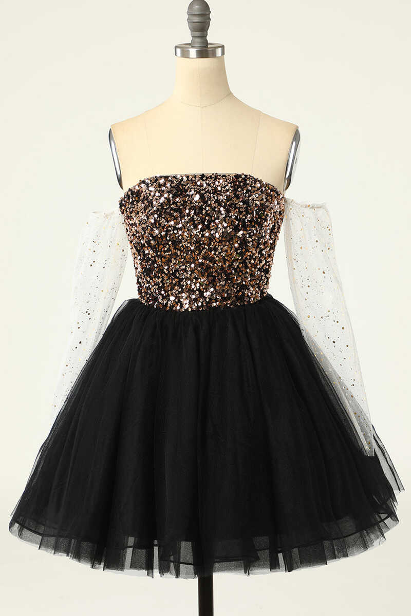 2023 Black Girls Gold Lace Short Prom Dress With Applique, Beading,  Feathers, Tassel, And Crystal Embellishments Perfect For Birthday Parties  And Fancy Cocktails Events From Sweety_wedding, $133.25 | DHgate.Com