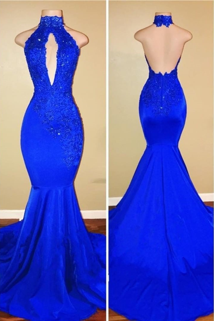 Newest 2019 Graceful Jersey Sweetheart Neckline Long Prom Dress