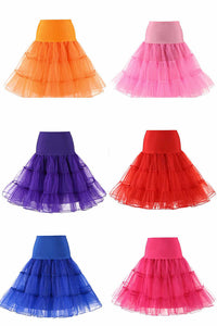 50s Retro Boneless Skirt Ballet Skirt Petticoat